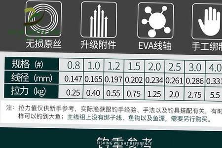 船钓天地钓组子线多粗