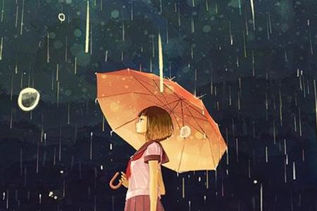 形容下雨天安静的成语