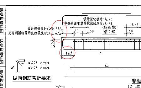 梁下铁深入柱子的锚固长度