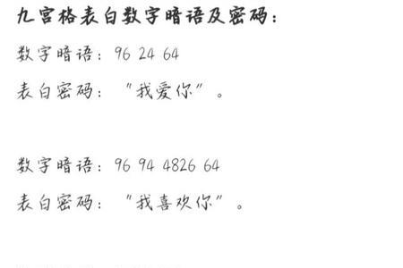 64数字表白代表什么暗语