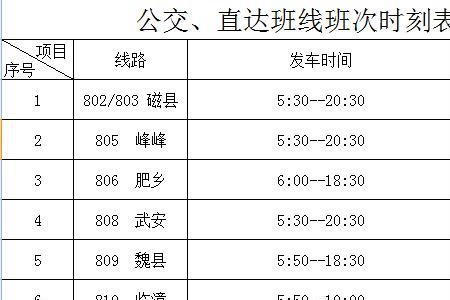 邯郸到石家庄大巴几点发车