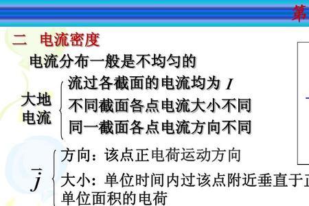 电流密度单位是什么