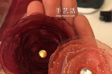 橘色丝带搭配什么颜色手工花