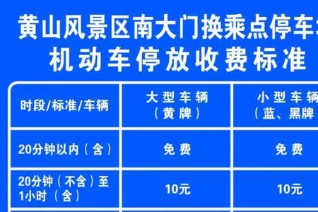 东江公园停车收费标准