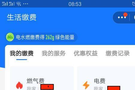 支付宝上面交燃气费怎么写卡