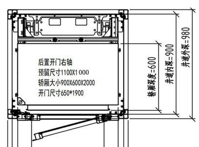 电梯轿厢尺寸国家标准长宽高