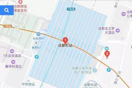 成都东站地铁如何换乘高铁