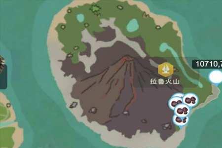 创造与魔法新火山霸王龙位置