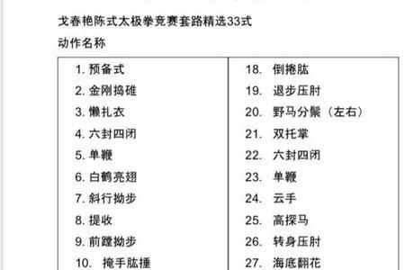 56陈式太极拳的时间规定