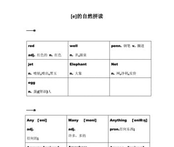 lie末尾e不发音的单词