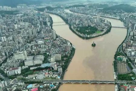 清远北江水往哪个方向流