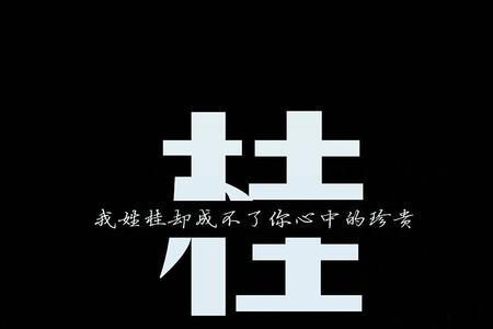 桂字后面配什么字好