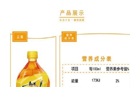 康师傅冰红茶的配料表