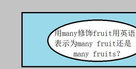 fruit的形容词形式