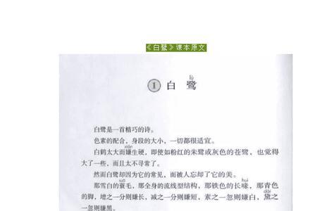 白鹭里面的偶见是多音字吗