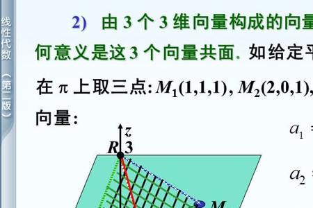 向量组共线与向量共线区别