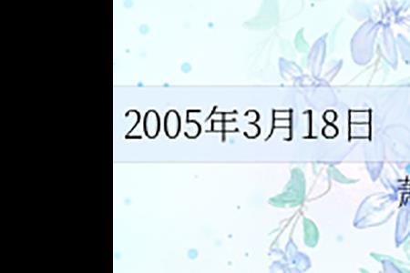 2005年3月8日属什么