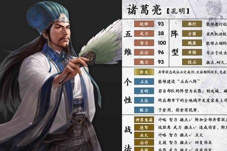 名将三国诸葛亮武将搭配