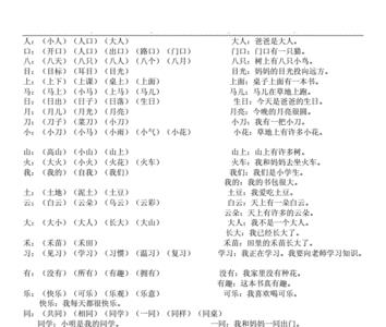 用一册书造句一年级