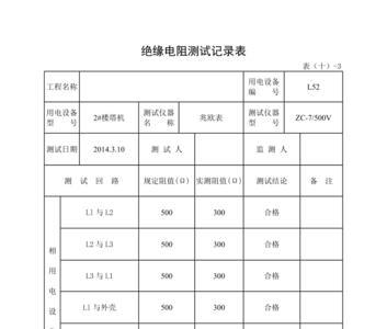 ul绝缘电阻测试标准是什么