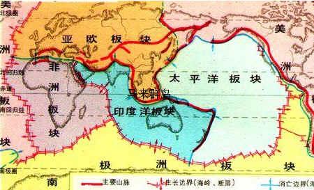 地壳的9个块和12个板块分别为哪些