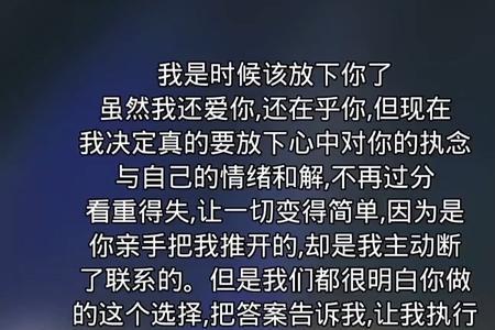 我总是放不下你什么意思