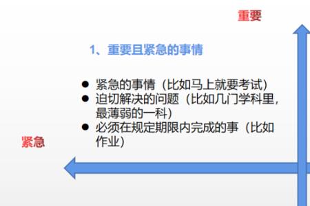 紧急又重要的做事方法