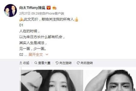 向太为什么叫tiffany