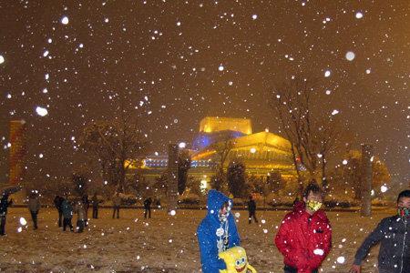 雪花飘啊飘就成了什么样子了