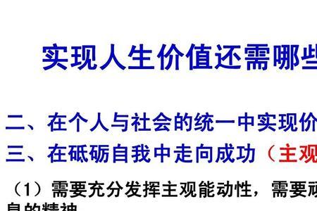 自我价值是人生价值的全部吗