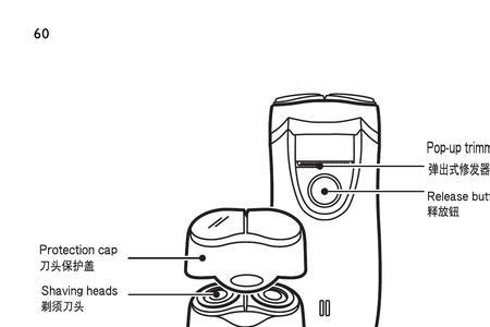 飞利浦9935剃须刀的用法