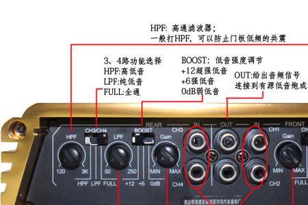 四路功放几路输入