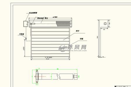 地下室防火卷帘门图纸怎么看