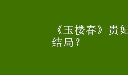 玉楼春孙贵妃被证清白第几集