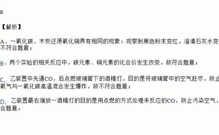 碳和氧化铜为什么要加网罩