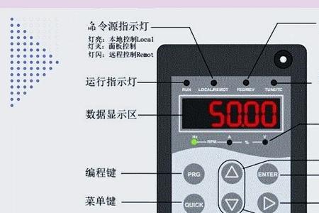 变频器停机显示设定频率怎么办