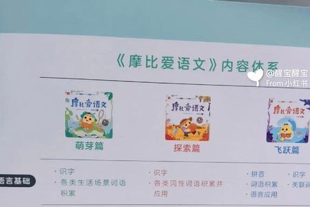 摩比爱识字学完了后该学什么