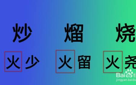 河里有火答一字