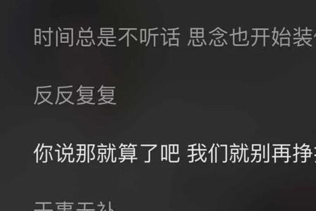 我曾经那么爱他什么歌的歌词