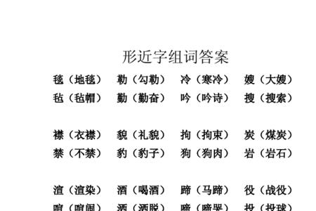 请问鼎字形近字有那些并组词