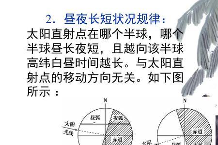 10月昼夜长短变化