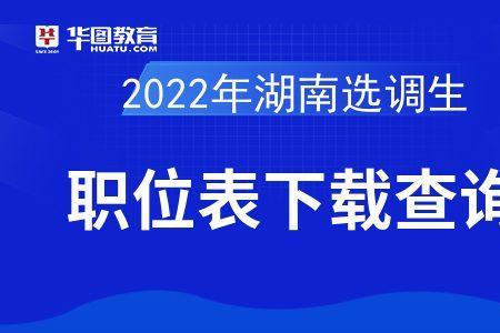 2023年湖南选调生报名条件