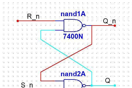 RS触发器的逻辑符号