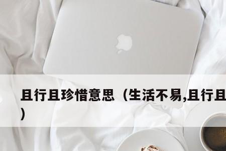 过得且过，且行且珍惜是什么意思