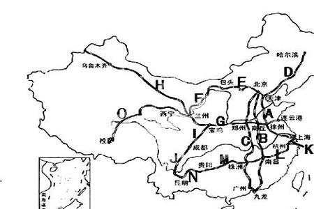 十条铁路干线中最长的一条线是