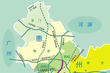 河惠汕高速全程线路图