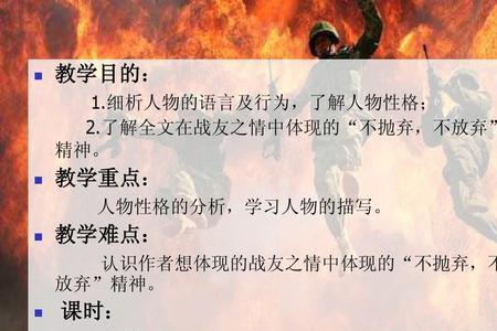 士兵突击运用了什么描写手法