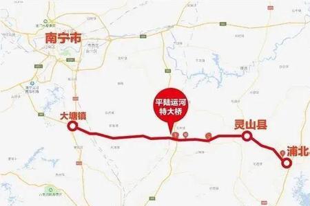 平陆运河路线图经过哪里