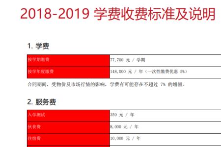 2020珠海容闳学校学费是多少