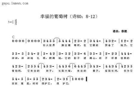 阿门阿前有棵葡萄树原唱版